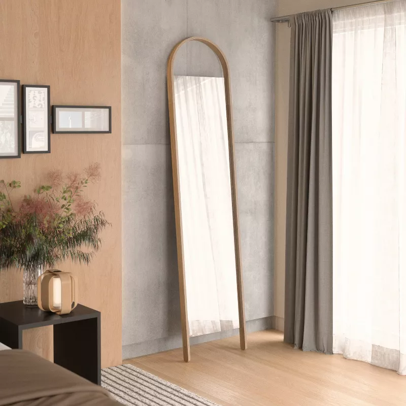 Umbra Bellwood Wooden Frame Leaning Mirror - Image 3
