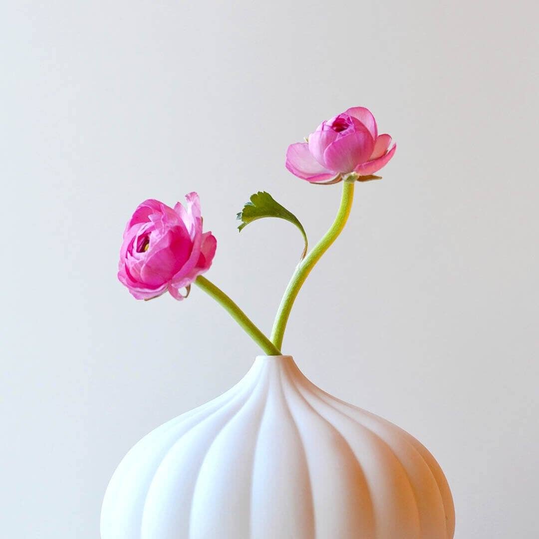 Maia Ming Set of 3 Textured Porcelain Vases - Image 3