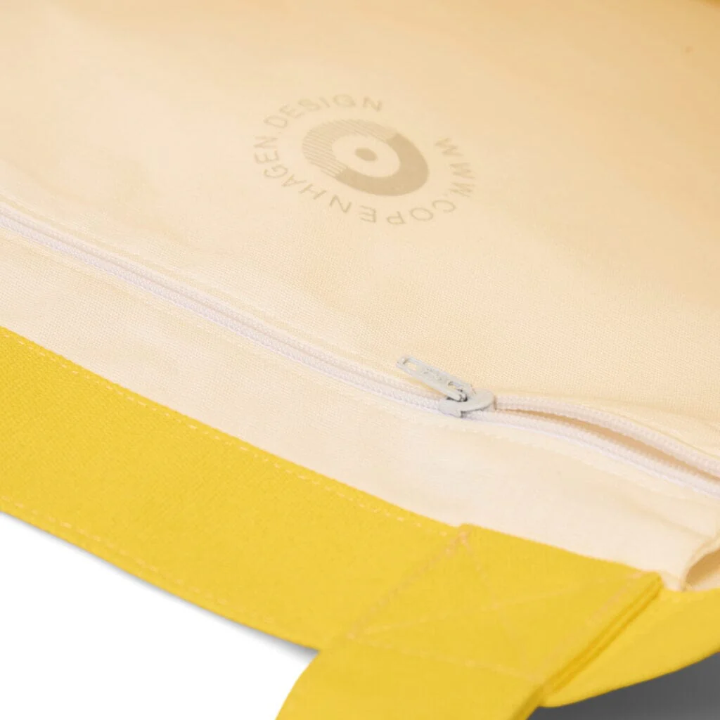 Pantone Tote Bag in Yellow 012 - Image 4