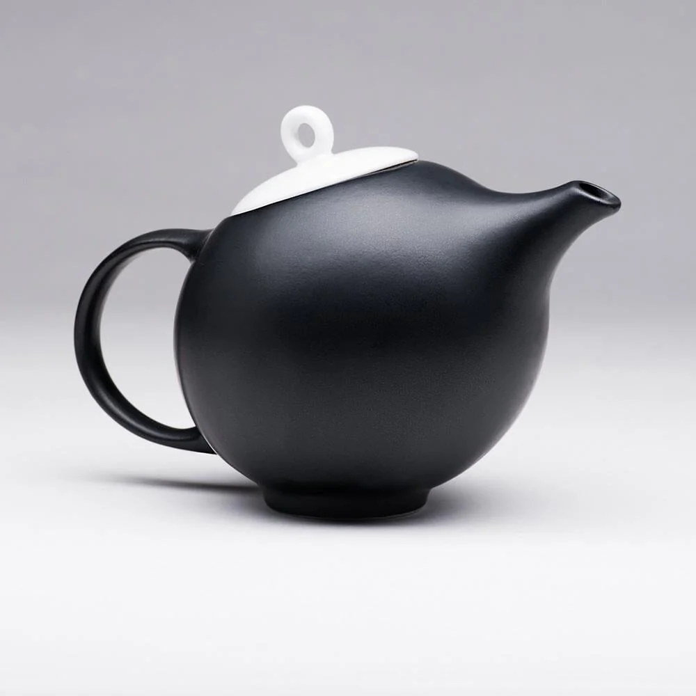 EVA 6-piece tea set - Black matte - Image 3