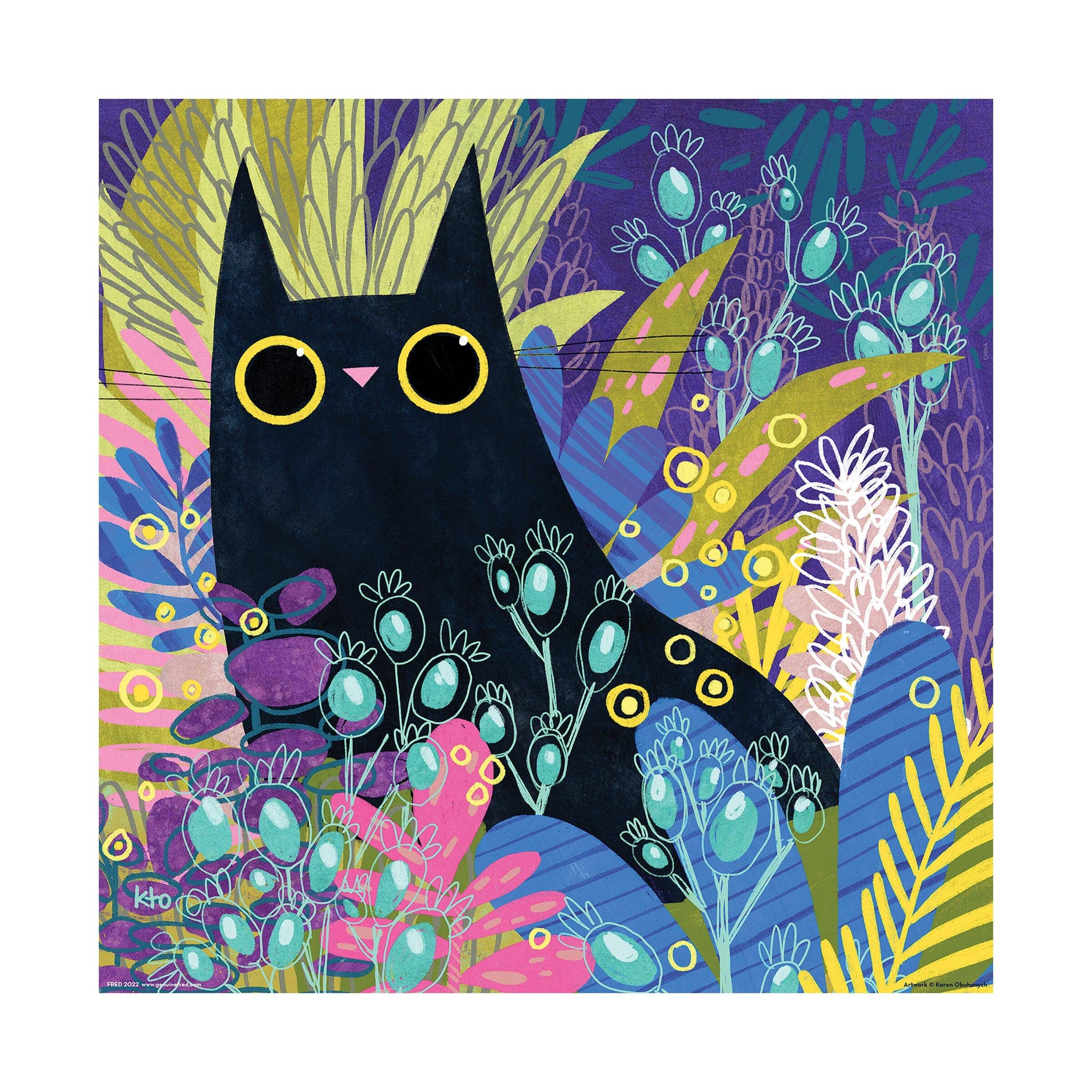Fred Obuhanych Cat Puzzle 250 Pieces - Image 11