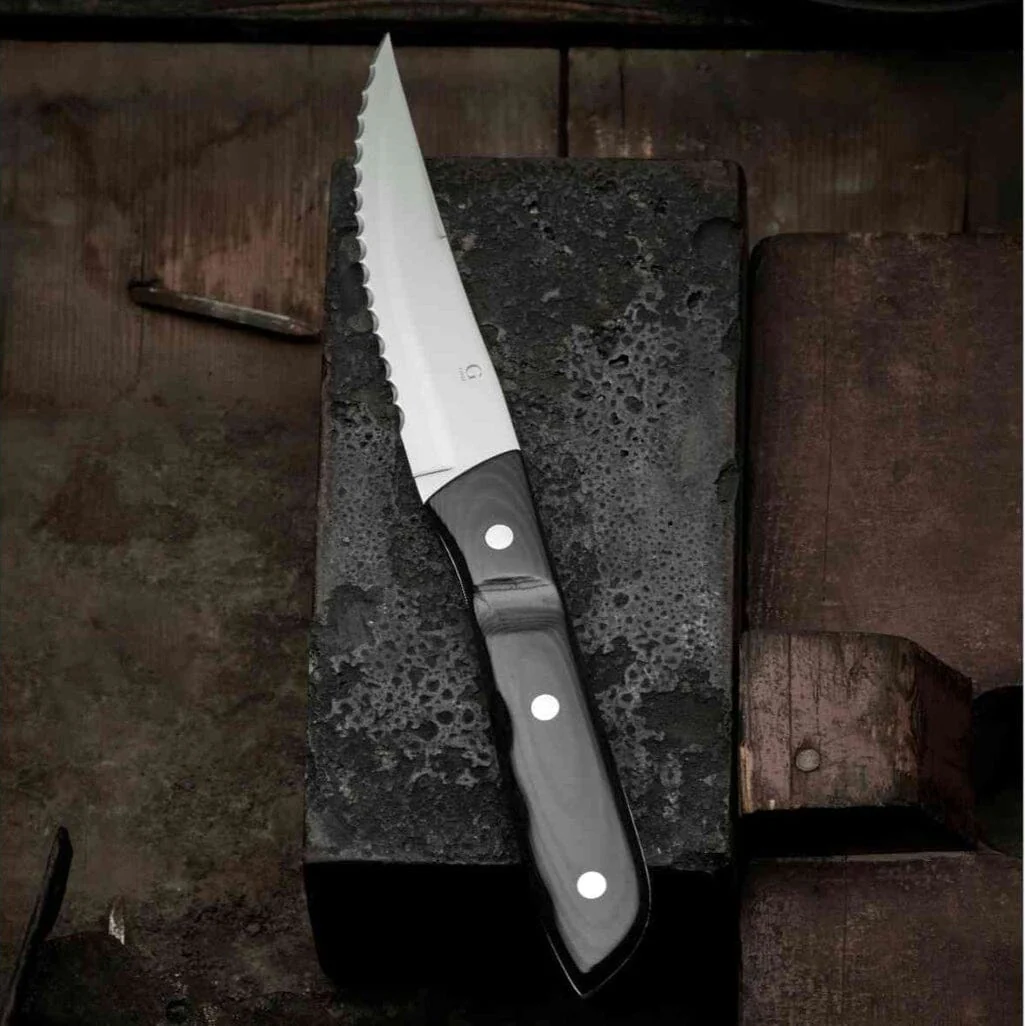 Gense Old Farmer Micarta Steak Knife Set of 4 - Image 8