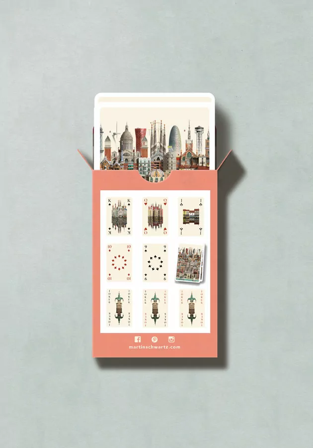 Martin Schwartz Barcelona Playing Cards - Image 3