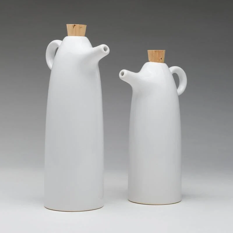 Maia Ming Olivia White Ceramic Cruets - Image 6