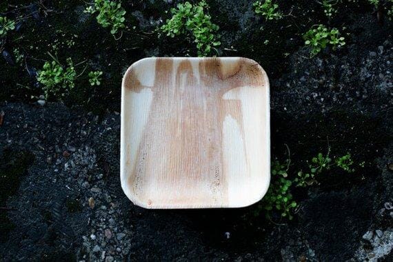 Palm Leaf Square Plates 7 Inch (Set of 25/50/100) - Image 3
