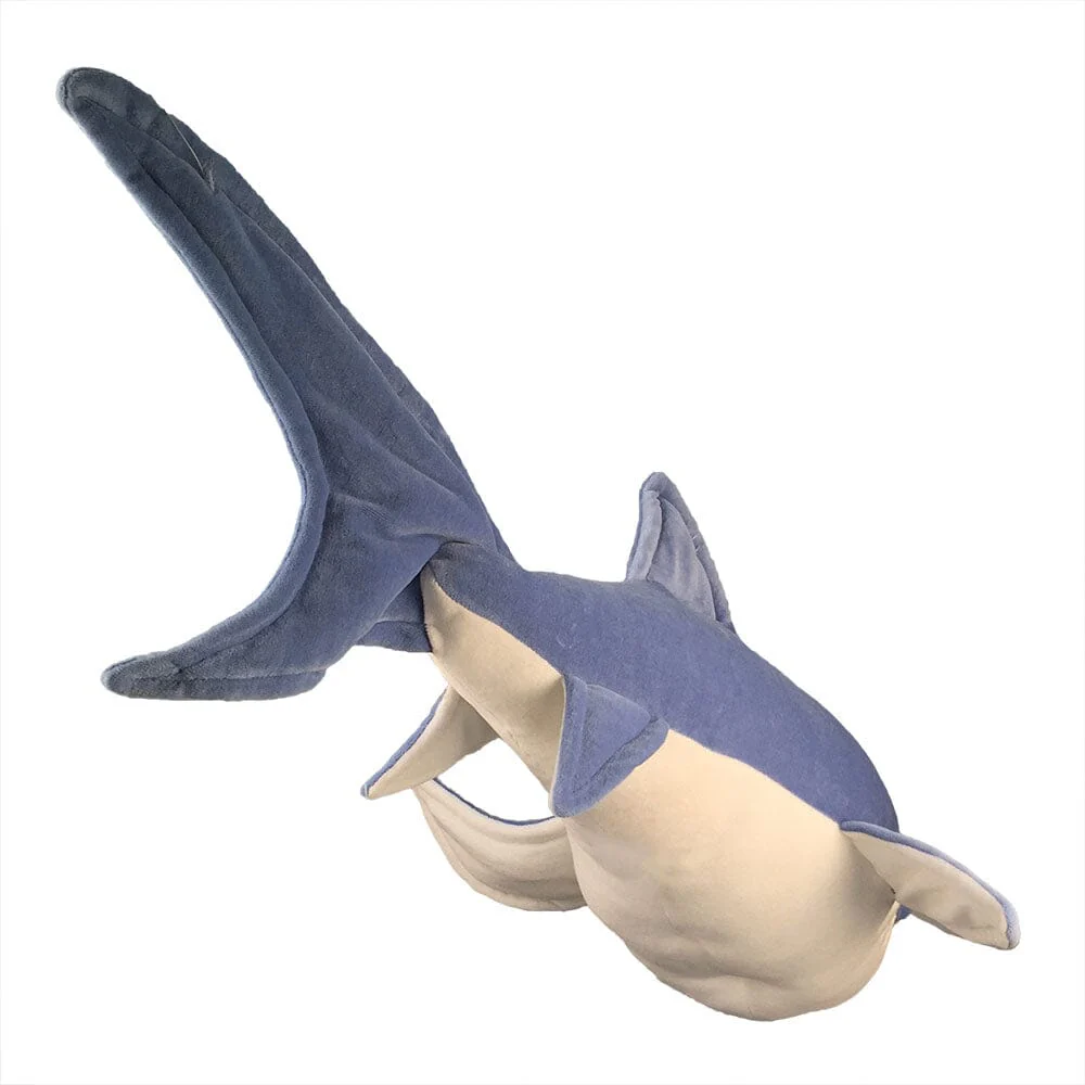 Plush Shark Soft Sculpture and Pillow - Image 5