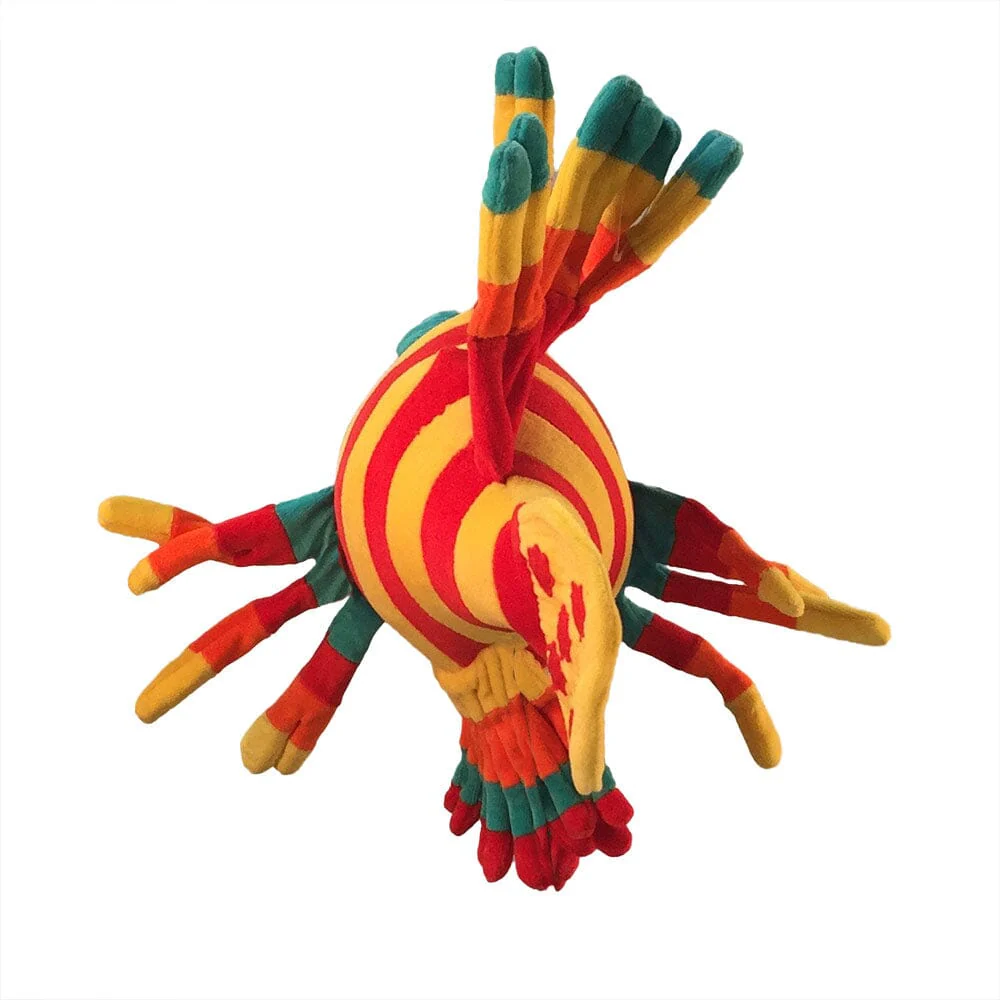 Plush Yellow & Red Fish Soft Sculpture - Image 3