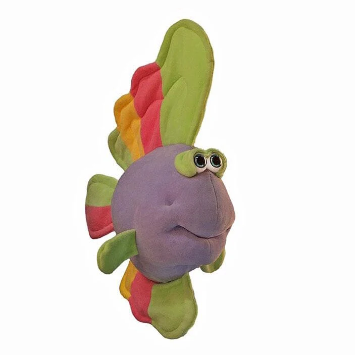 Plush Rainbow 'Bout Fish Soft Sculpture - Image 5