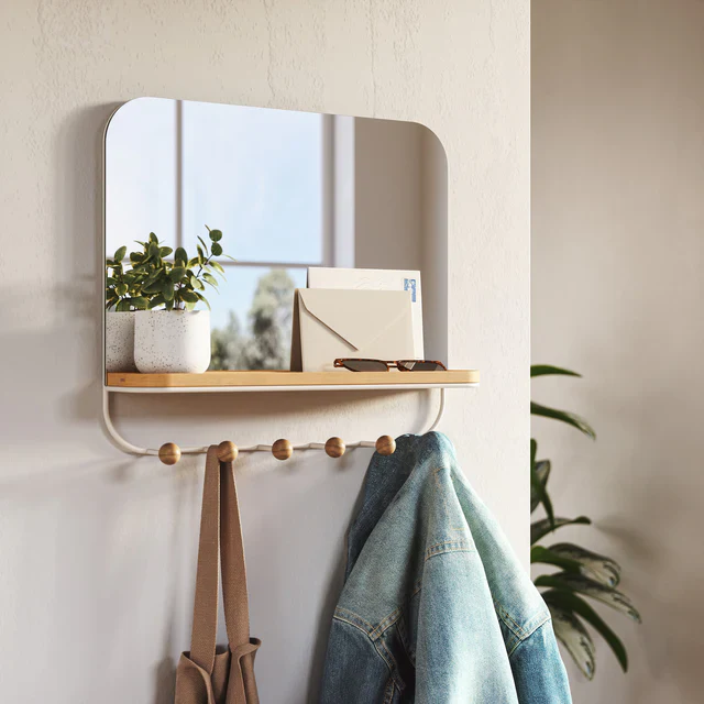Umbra Estique Mirror With Hooks - Image 5