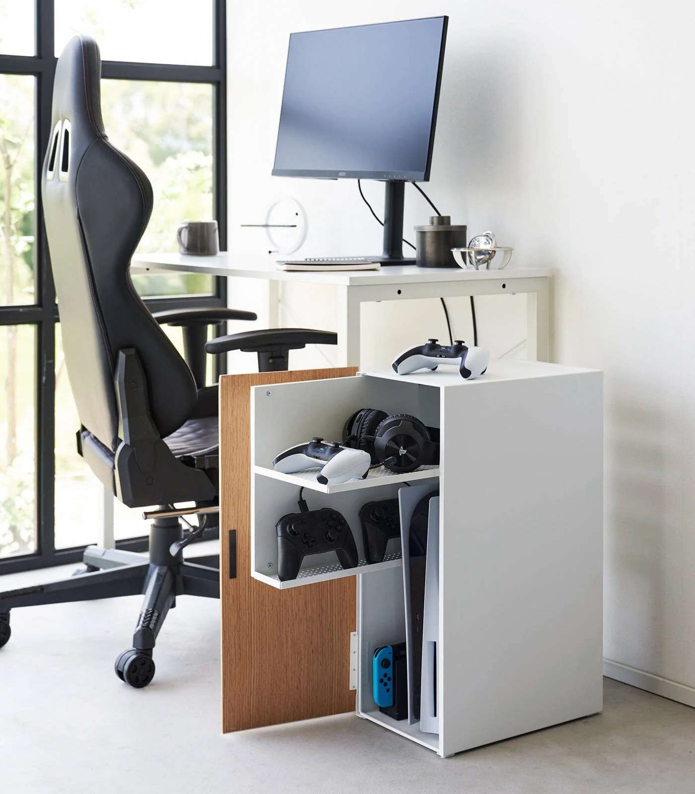 Yamazaki Steel Video Game Storage Cabinet - Image 8