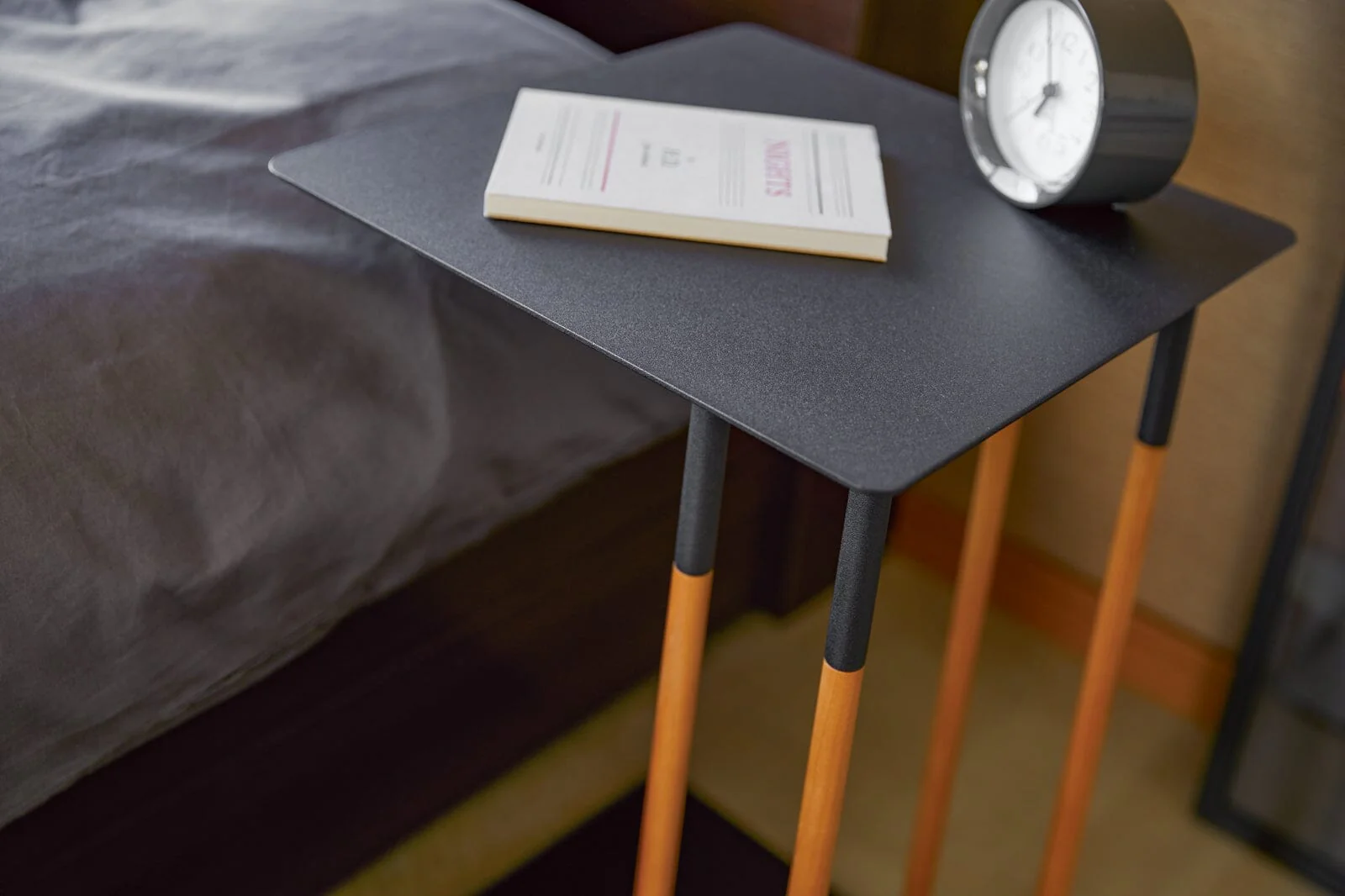Yamazaki Steel & Wood C Side Table - Image 9