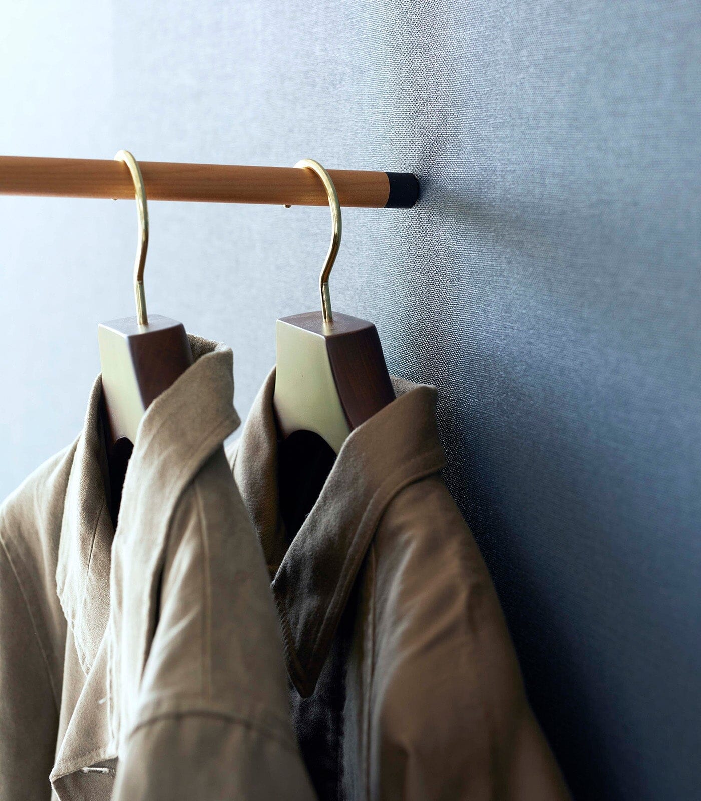 Yamazaki Steel & Wood Leaning Clothes Hanger - Image 14