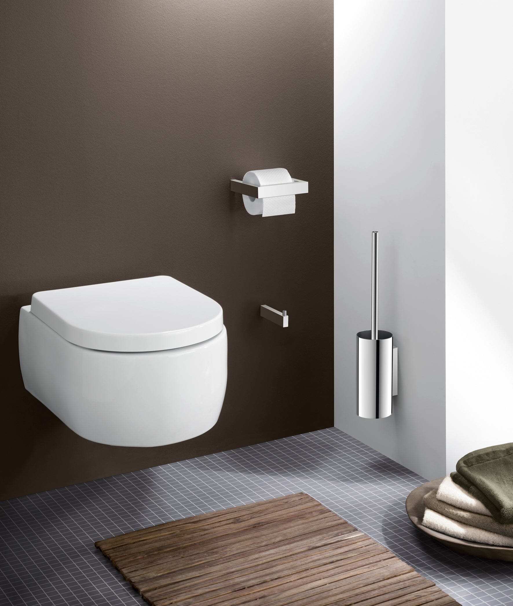 Zack Linea Wall Mounted Toilet Brush - Image 5